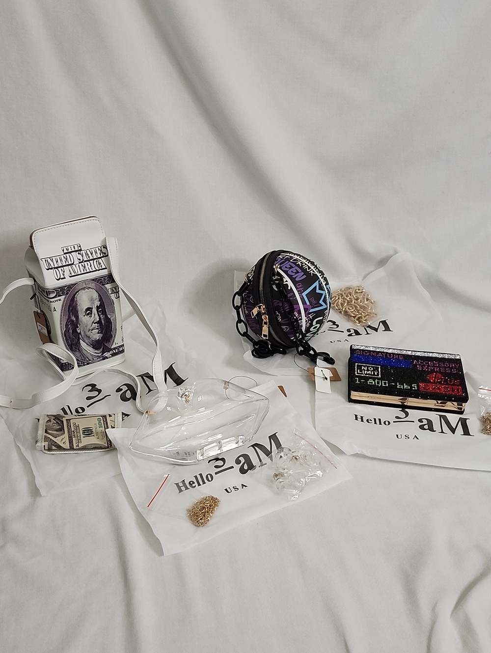hello3am Novelty Bag Bundle Set